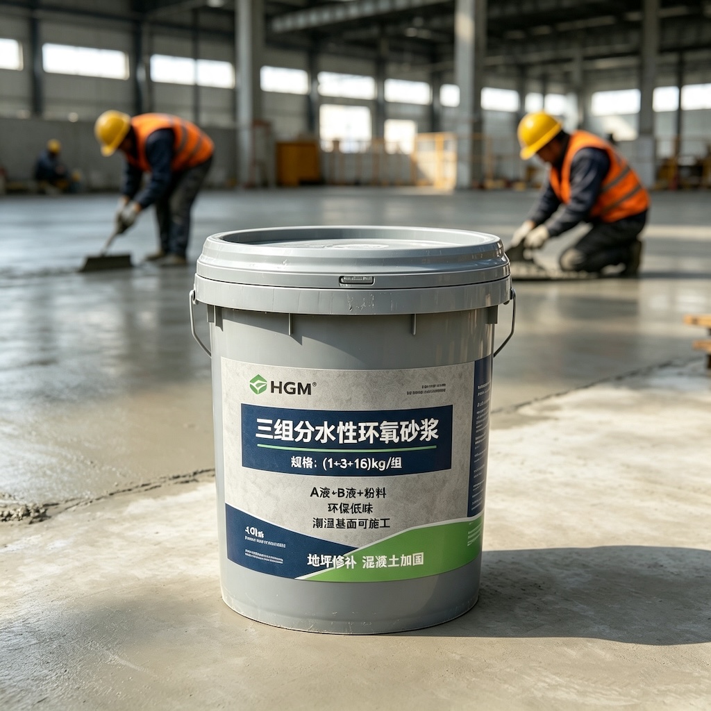 红安三组份水性环氧砂浆